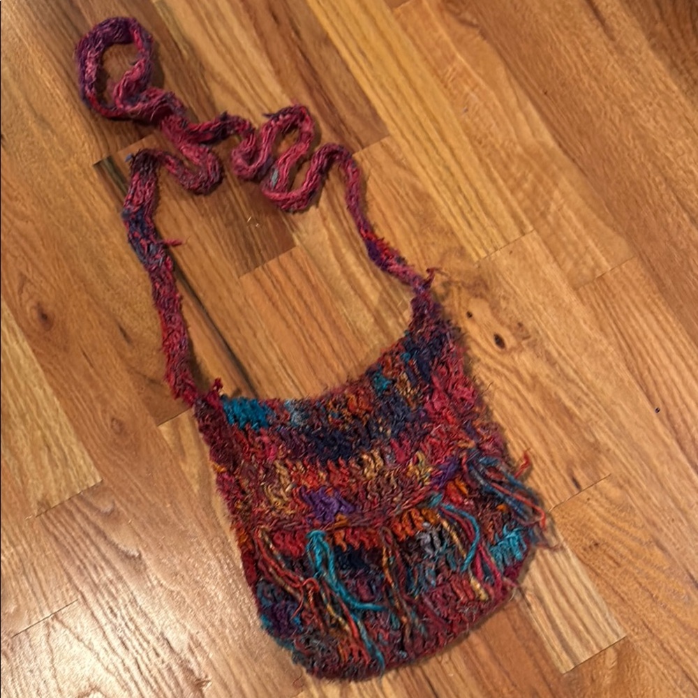Multicolor Woven Women's Bag